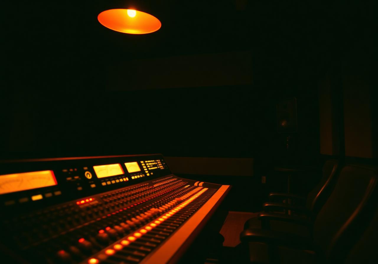 Mixing console